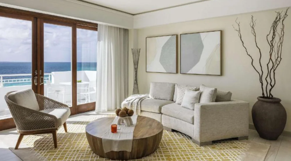 Beachfront Ocean View Junior Suite at Aurora Anguilla Resort & Golf Club