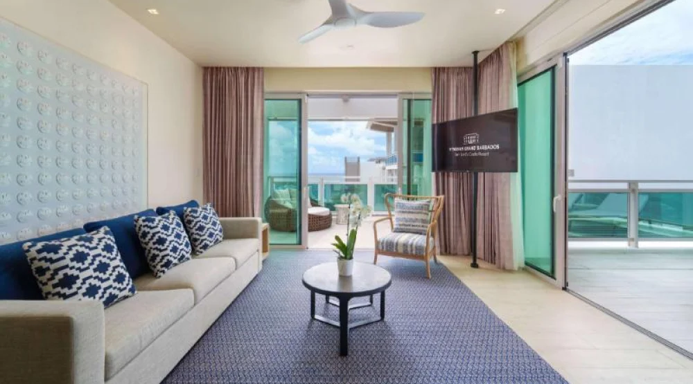 Ember 1-bedroom Suite with Two Balconies at Wyndham Grand Sam Lords Castle Barbados