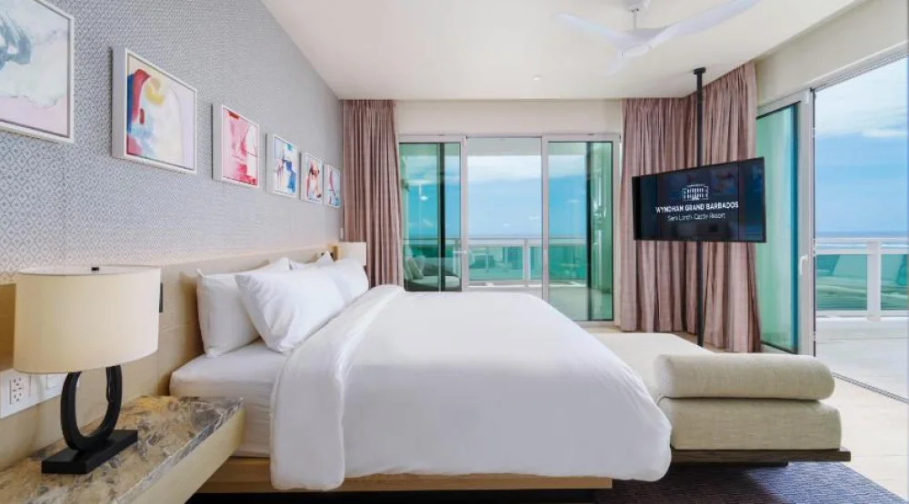 One Bedroom Ember Suite with Two Balconies at Wyndham Grand Sam Lords Castle Barbados