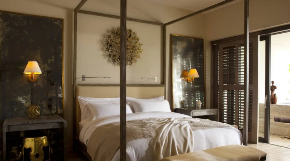 Four Bedroom Ocean View Villa Three King Beds and Two Queen Beds at Four Seasons Resort & Residences Anguilla