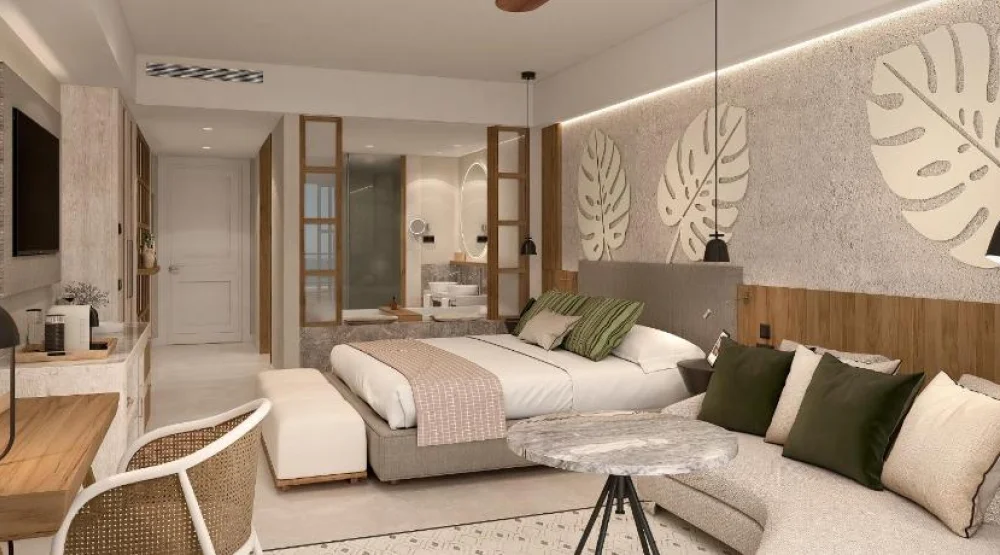 Junior Suite Tropical View King Bed at Secrets Playa Esmeralda