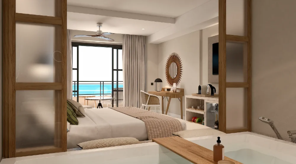 Junior Suite Ocean View King Bed at Secrets Playa Esmeralda