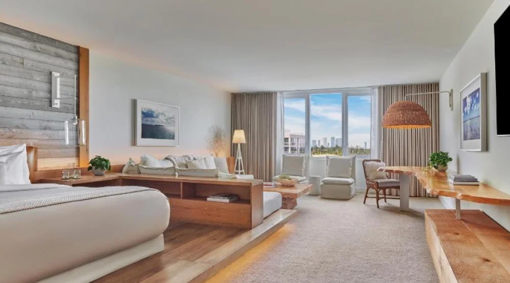 King Room with City View at 1 Hotel South Beach