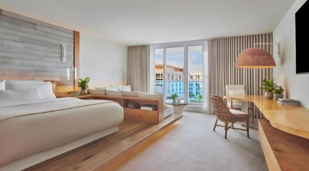 Junior Suite, One King Bed, Balcony, City View at 1 Hotel South Beach