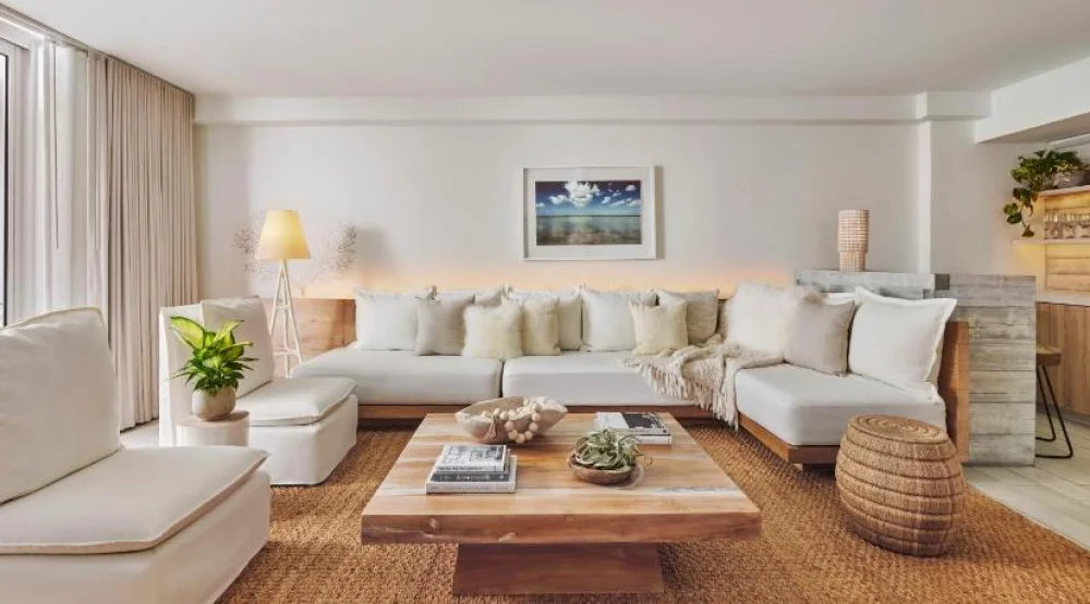 One Bedroom King Suite with Balcony - Oceanfront at 1 Hotel South Beach