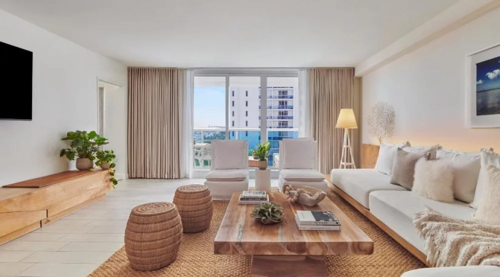 Two Bedroom Suite with Balcony - Oceanfront at 1 Hotel South Beach
