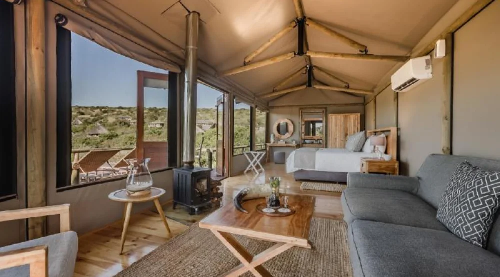 Luxury Safari Tent at Bukela Game Lodge