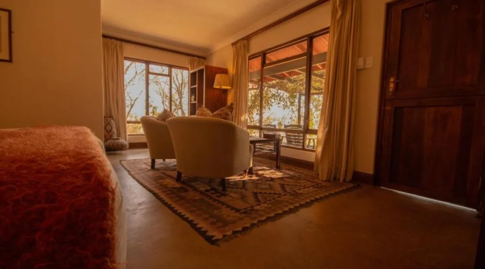 Standard Twin Room with Garden View at Fugitives Drift Lodge