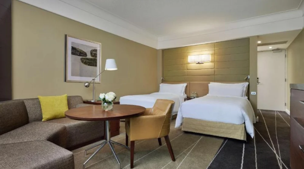 Two Twin Beds at Grand Hyatt Melbourne