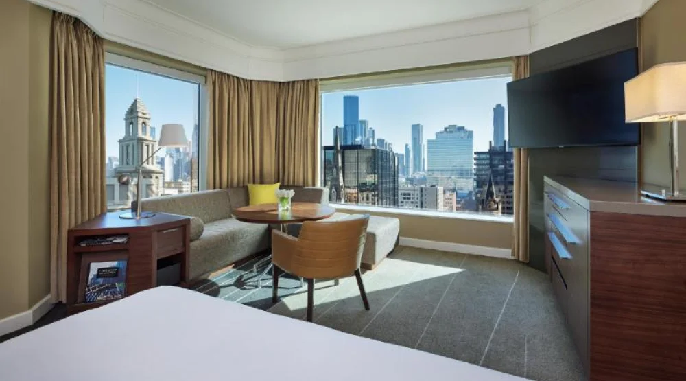 One King Bed Deluxe with Club Access at Grand Hyatt Melbourne