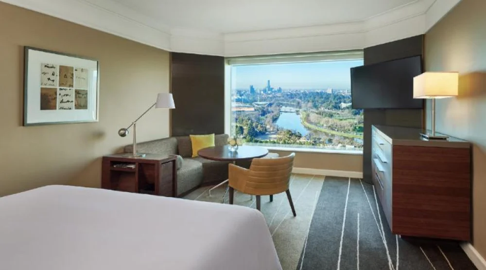 Two Twin Beds with River View at Grand Hyatt Melbourne