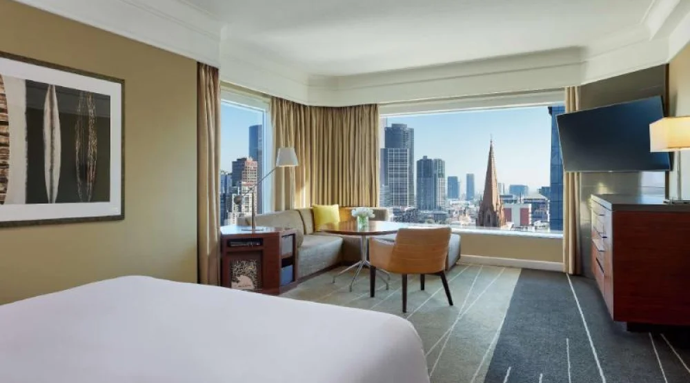 One King Bed with Spa Tub at Grand Hyatt Melbourne