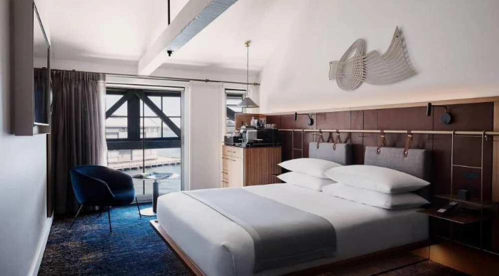 Guest Room, One King, Partial Water View at Pier One Sydney Harbour Autograph Collection