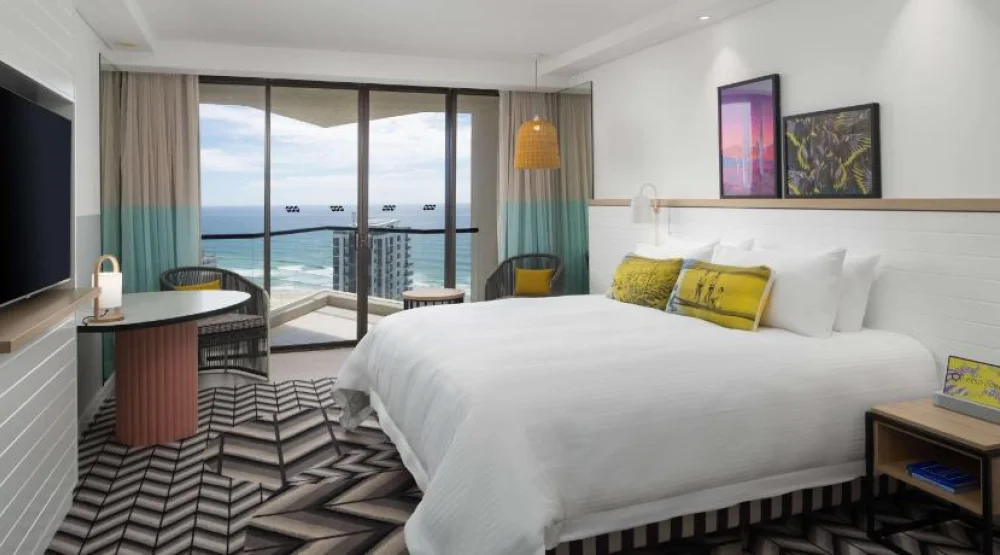 Deluxe Ocean View King at QT Gold Coast