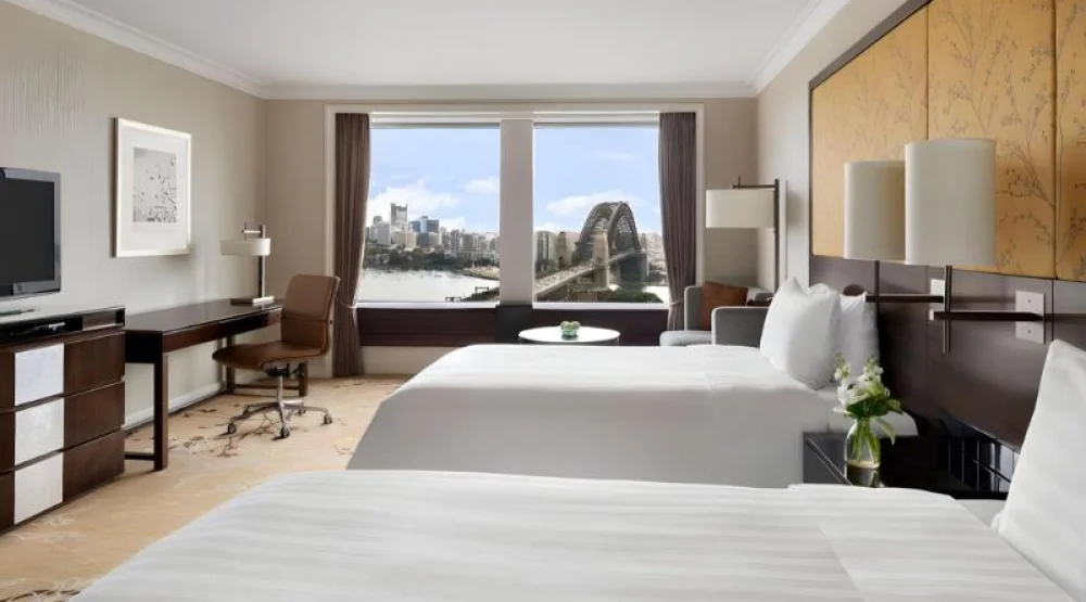 Deluxe Darling Harbor Twin at Shangri-La Hotel Sydney