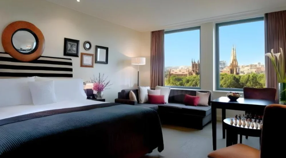City Side Room, Guest Room, One King at Sheraton Grand Sydney Hyde Park