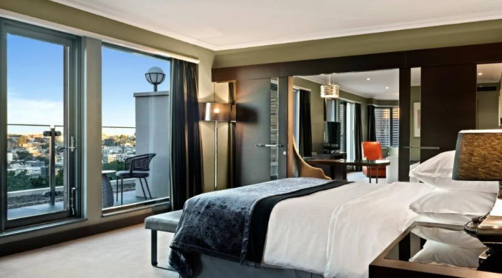 Deluxe Terrace Suite, Club Lounge Access, One Bedroom Suite, One King, Hyde Park View, Balcony at Sheraton Grand Sydney Hyde Park