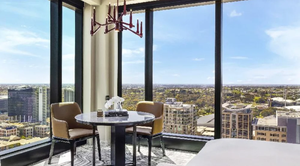 Deluxe Room, One King Bed, Corner Room, City Or C Oastal View at Sofitel Adelaide