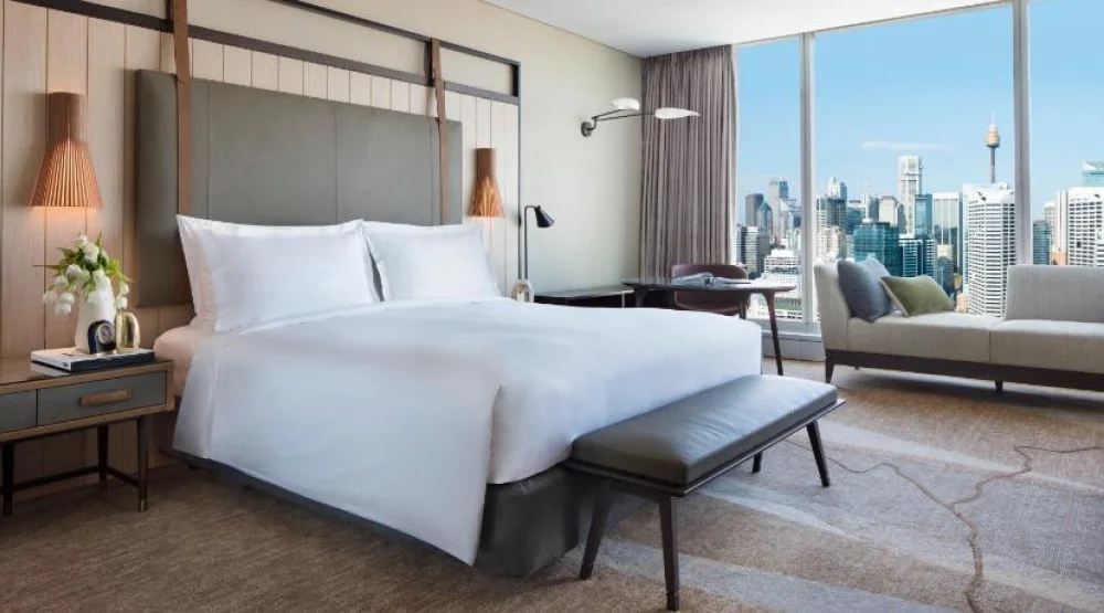 Junior Suite Club Millésime Benefits, One King Size Bed, Darling Harbour View at Sofitel Sydney Darling Harbour