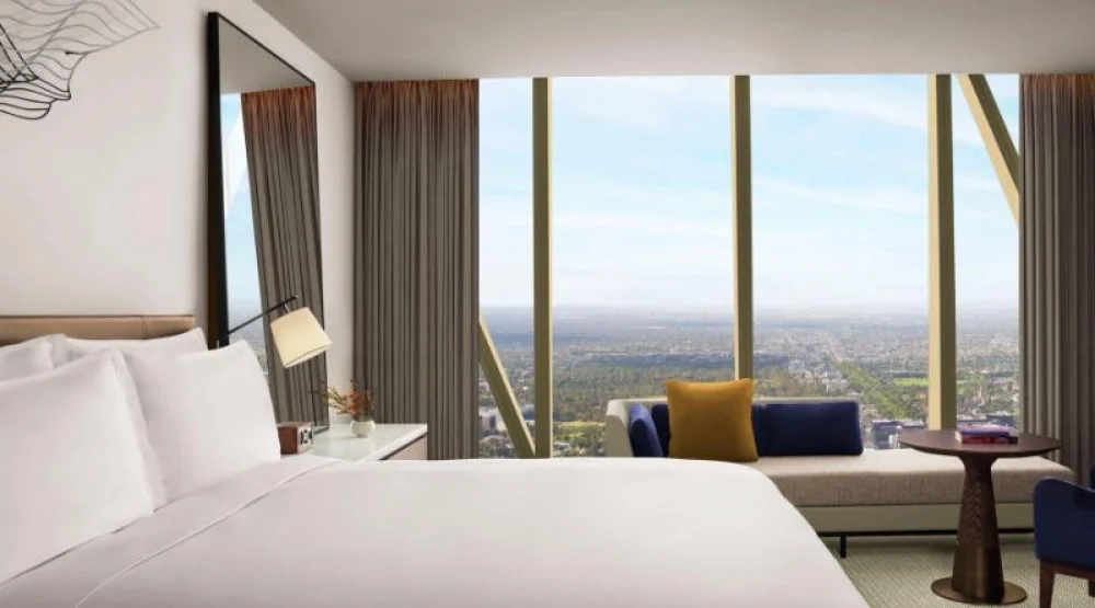 Accessible Room, Accessible Guest Room, King, City View, Near Elevator, Roll-in Shower at The Ritz-Carlton Melbourne