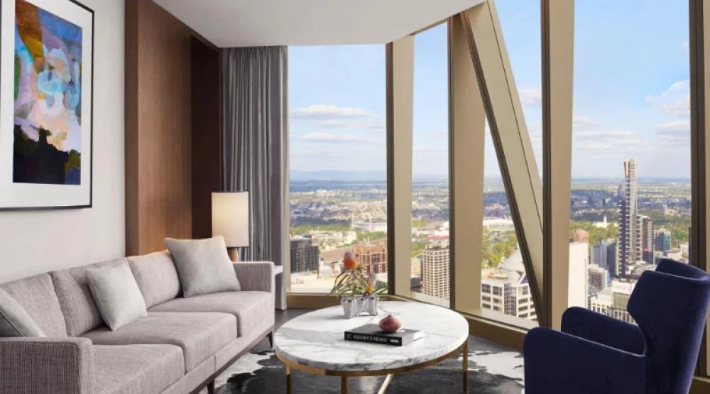 Executive Suite, Club Lounge Access, One Bedroom Suite, One King, Bay View at The Ritz-Carlton Melbourne
