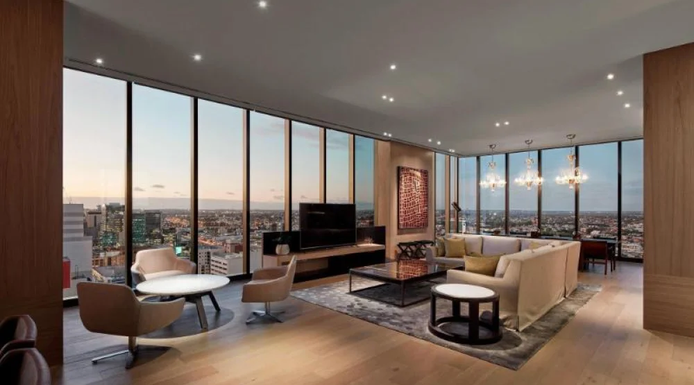 Presidential Suite 240 Sq, Club Lounge Access, One Bedroom Presidential Suite, One King Super at The Westin Perth