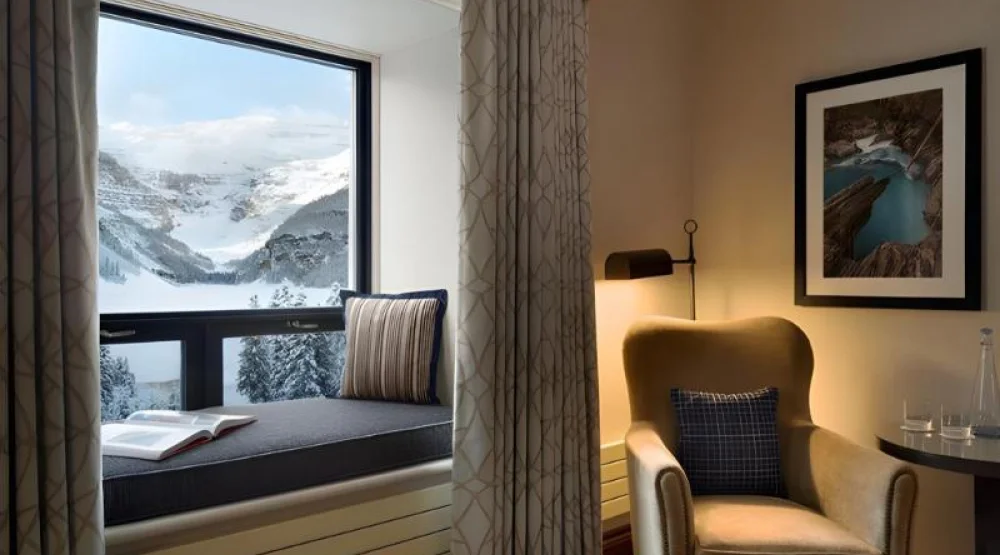 Deluxe Mount Temple Two Queenon-smoking at Fairmont Chateau Lake Louise
