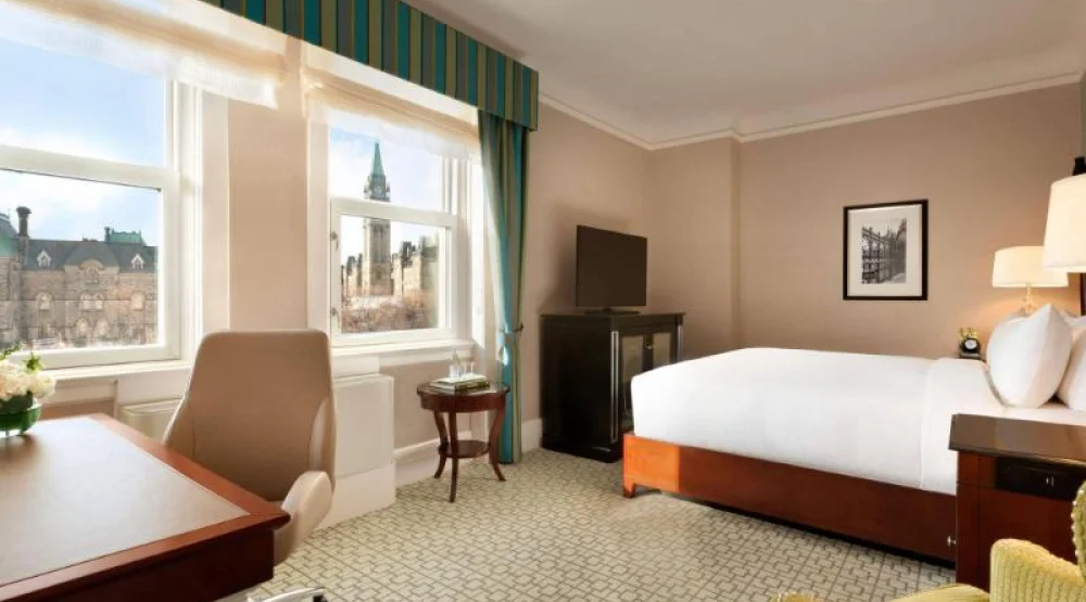 Fairmont View One King Best Views Of Parliament Hill and Rideau Canal at Fairmont Chateau Laurier
