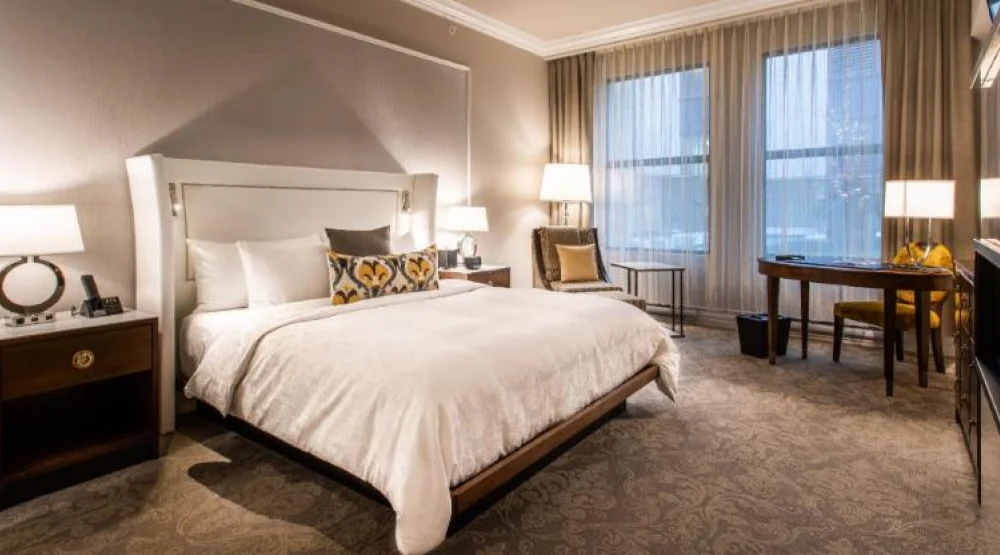 Deluxe Room One King Bed Garden View at Hotel Birks Montreal