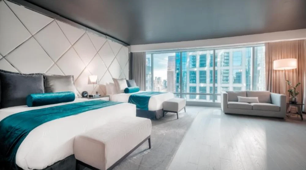 Executive Queen Room with Two Queen Beds at Paradox Vancouver