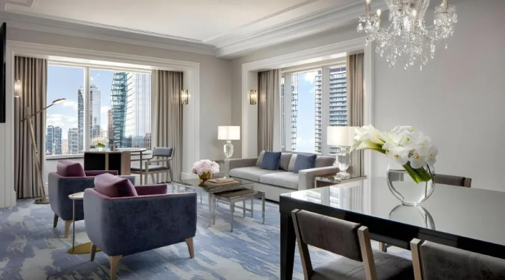 Grand Deluxe Suite, One Bedroom Suite, One King, City View at The St. Regis Toronto