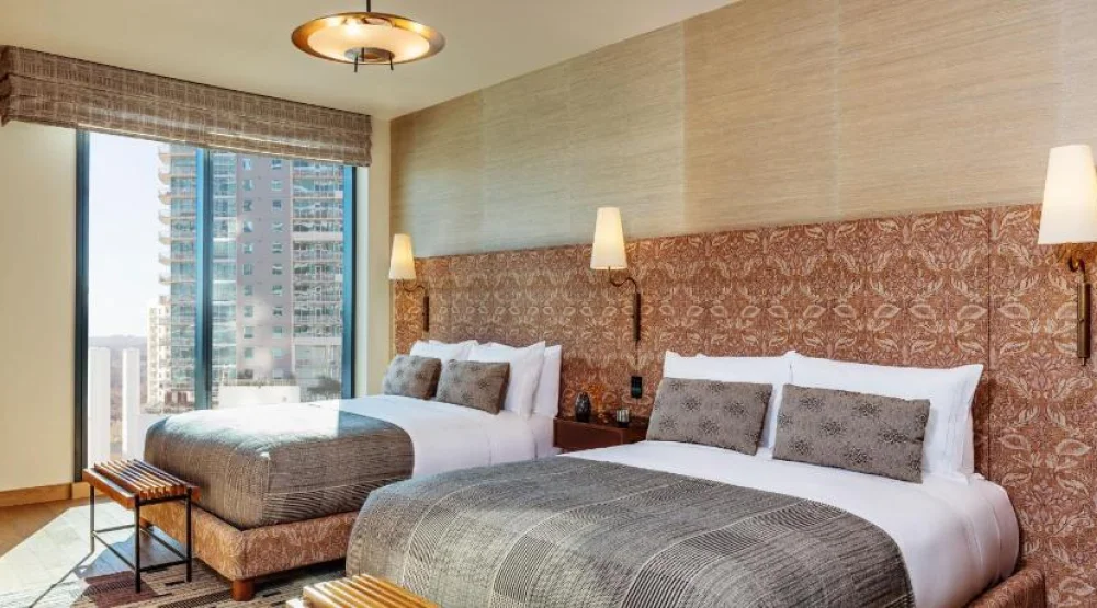 Premier Double Queen, Guest Room, Two Queen, City View at Austin Proper Hotel