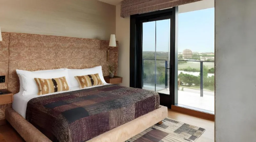 Premier King Balcony, Guest Room, One King, Balcony at Austin Proper Hotel