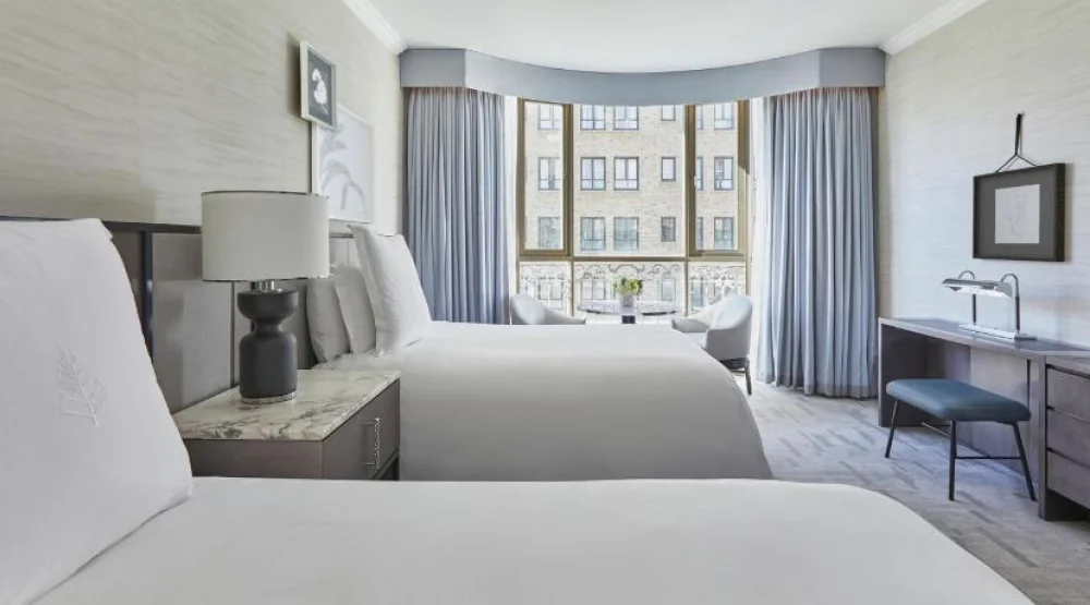 Signature Room with Two Double Beds at Beverly Wilshire A Four Seasons Hotel