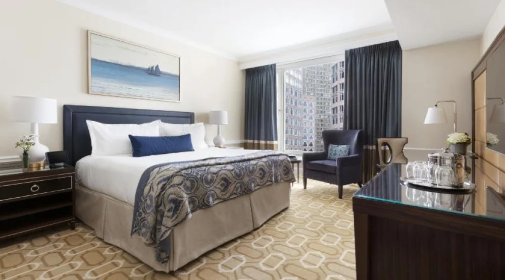 Superior King Room with City View at Boston Harbor Hotel
