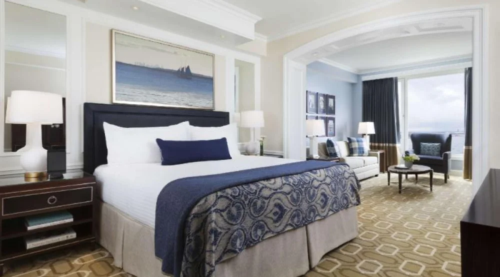 Deluxe King Room with Harbor View at Boston Harbor Hotel