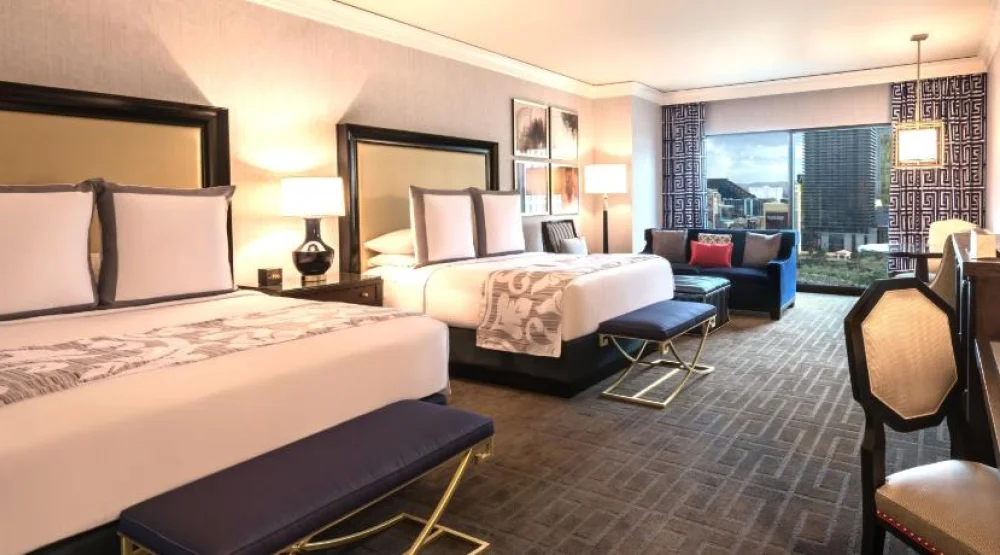 Augustus Strip View, Two Queens, Non-smoking at Caesars Palace Hotel & Casino