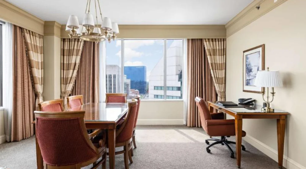 Cityscape Suite One King Bed with Parlor Room at Conrad Indianapolis