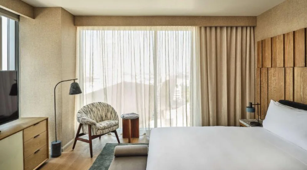 One Bdrm Ste One King Bed Hearing Accessible at Conrad Los Angeles