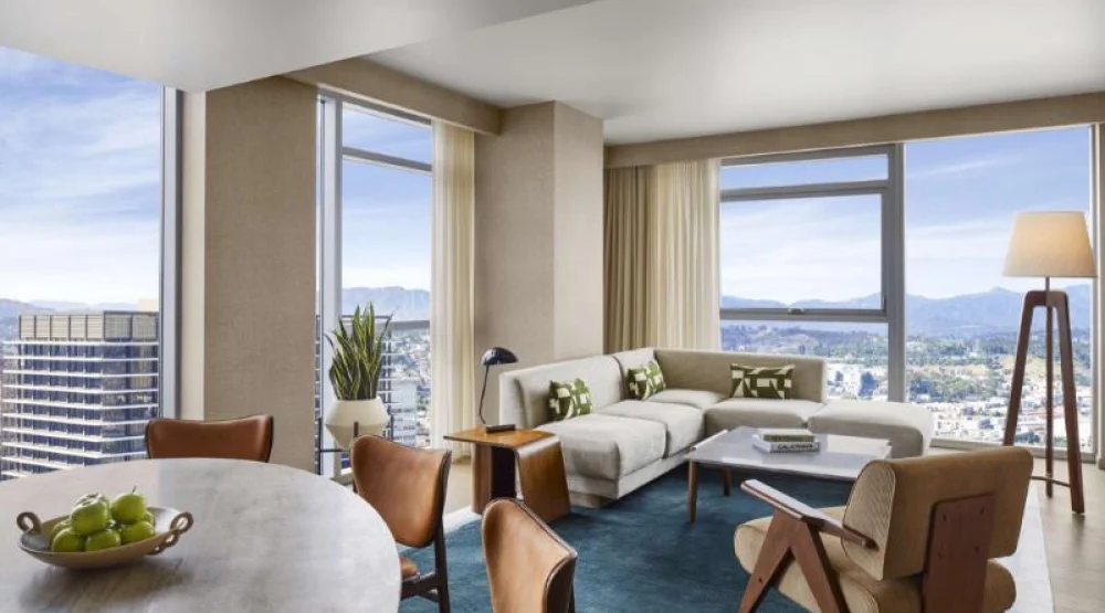 One Bedroom Suite One King Bed at Conrad Los Angeles