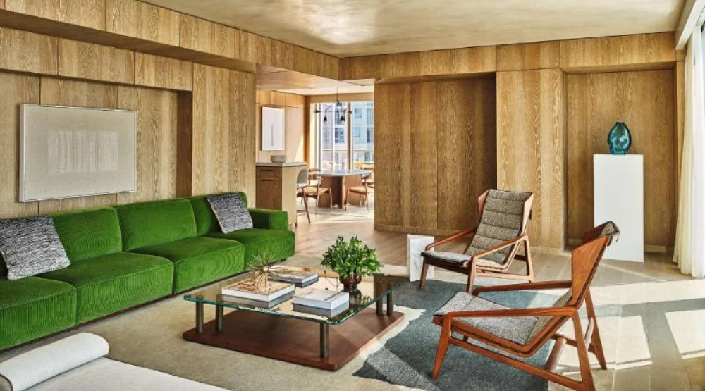 Grand Avenue View Suite One King Bed at Conrad Los Angeles