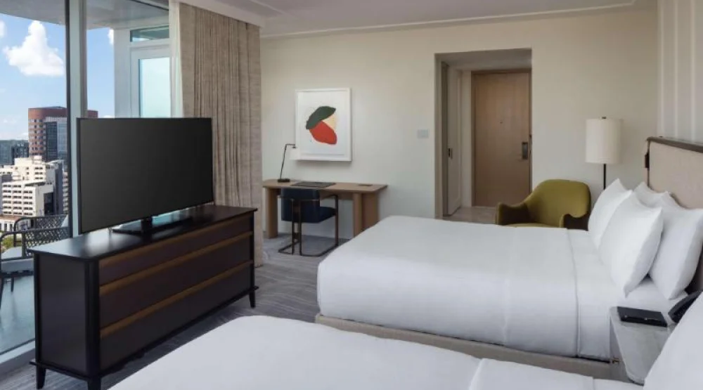 Balcony Room-2 Queen Beds Hearing Accessible at Conrad Nashville