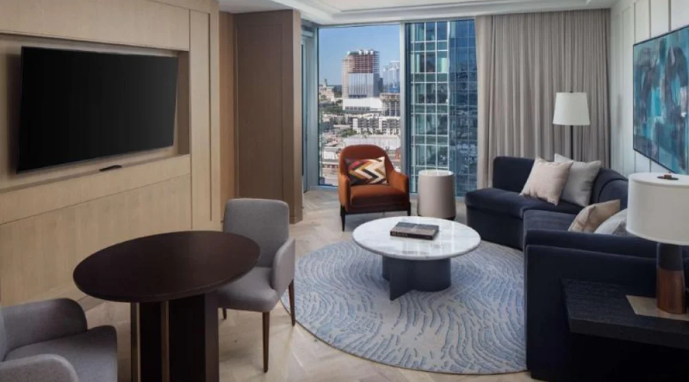 One Bedroom Suite with Balcony - One King Bed at Conrad Nashville