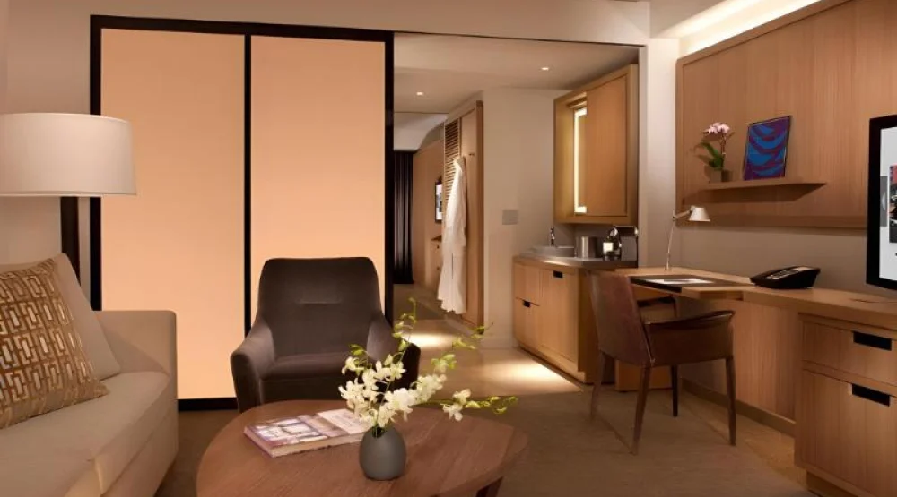 Deluxe Suite Two Doubles with Sofabed at Conrad New York Downtown