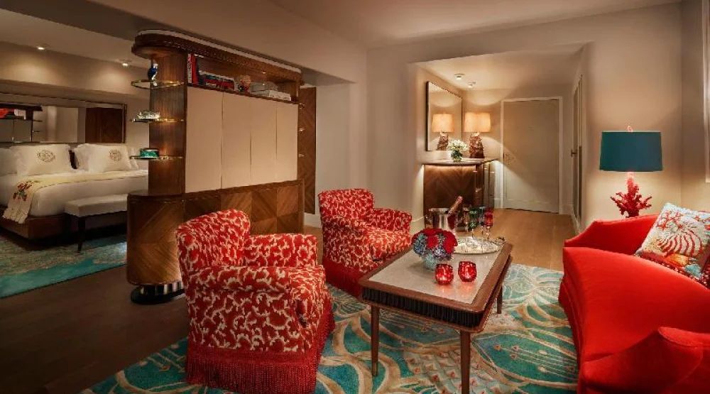 Partial Ocean View Junior Suite One King Bed, 74s M/806sf at Faena Hotel Miami Beach