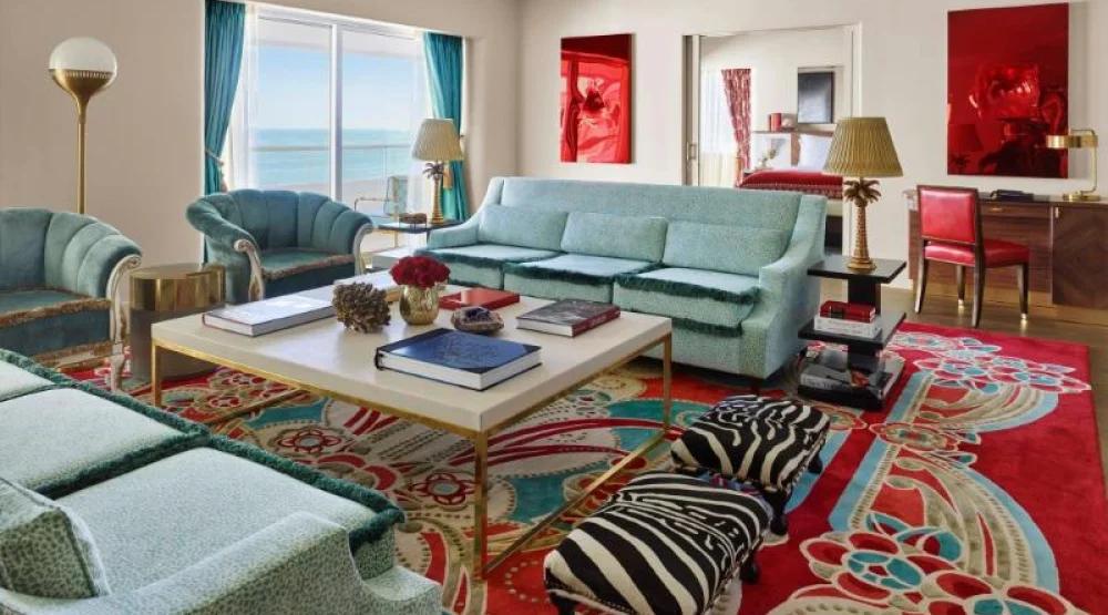 Saxony Oceanfront Two Bedroom Suite 2x1 King Beds , 221sm Or 2382sf at Faena Hotel Miami Beach