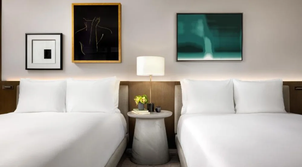 Fairmont Gold Room with Two Double Beds and Lounge Access at Fairmont Century Plaza