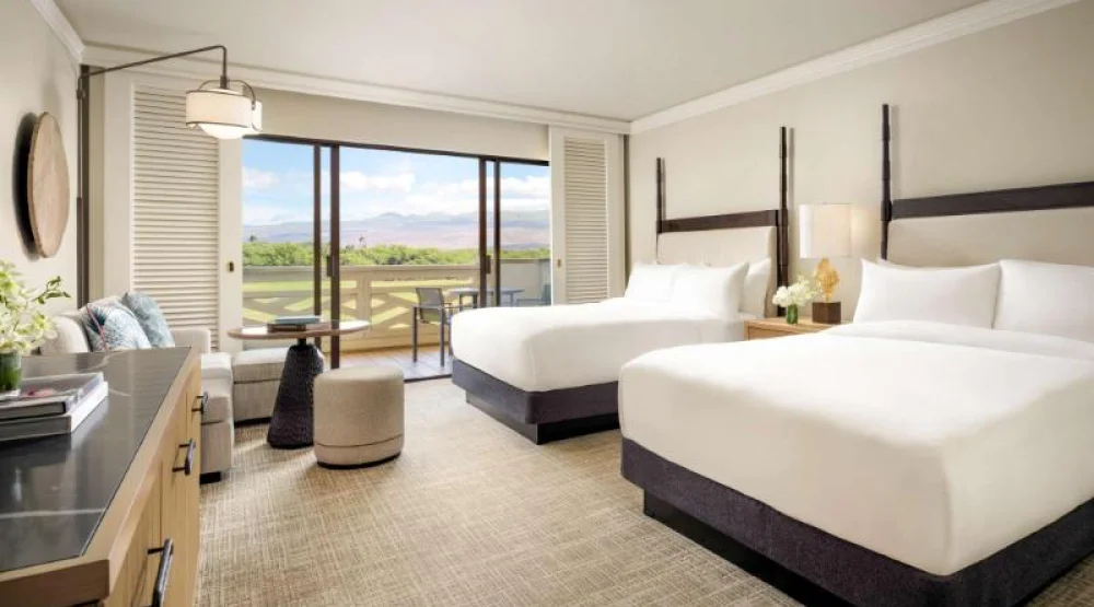 Ocean View Queen/queen, 522 Sf/48 at Fairmont Orchid Hawaii