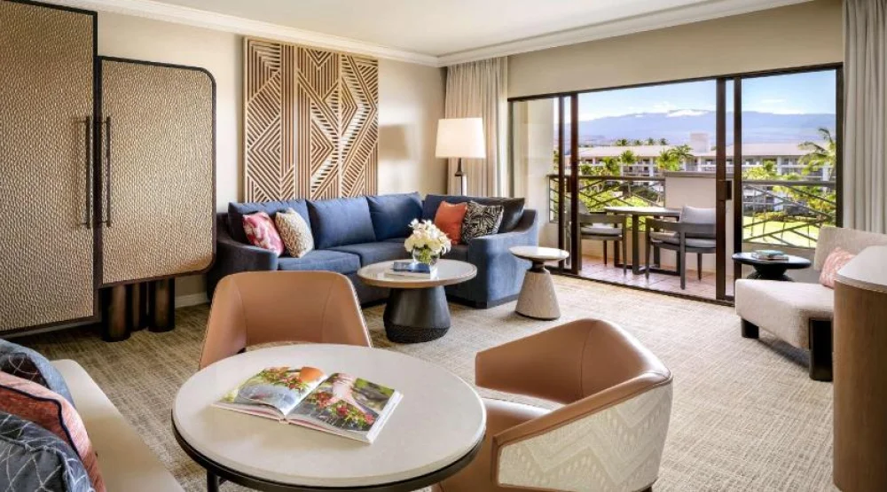 One Bedroom King Suite with Private Balcony at Fairmont Orchid Hawaii