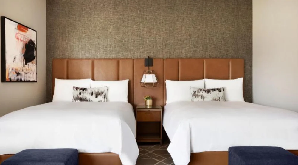 Deluxe View Two Queens- Patio Or Balco Ny, Premium Pool Views, Oversized Shower at Fairmont Scottsdale Princess